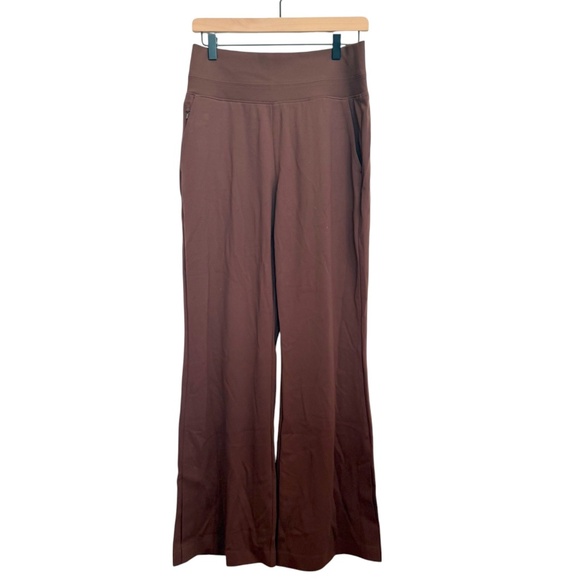 NWOT Athleta Venice High Rise Wide Leg Pant in Brown Pockets New